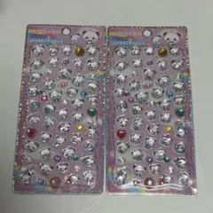 【新品】ジュエルプチドロップ　ストーン付き　もちもちぱんだ　2枚セット