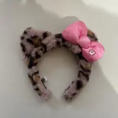 ユニバ カチューシャ キティ ヒョウ柄