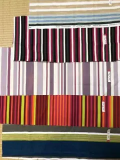 prestigious textiles ストライプ生地 五種類　こんちゃん