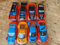 タミヤ 中古塗装済ラジコン ボディ 8枚セットのサムネイル