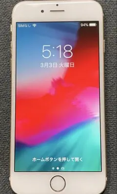 美品 Apple iPhone6 16GB ゴールド バッテリ最大容量100%