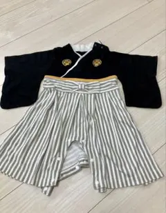 [値下げ]黒い和風ロンパース