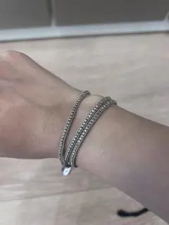 チャンルーシルバー 3重巻きブレスレット