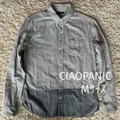 CIAOPANIC　チャオパニック　メンズ　シャツ　グレー　ツートン　Mサイズのサムネイル