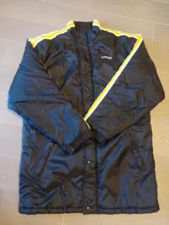 90s ヴィンテージ adidas アディダス ベンチコート ブラック L