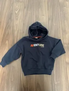 美品 Petit Bateau パーカー ネイビー