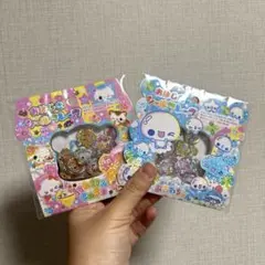 平成レトロ　おはじきシール　あわわちゃん　ハムハムcafe