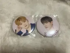 SEVENTEEN WOOZI DK 缶バッジ 2個セット