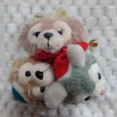 ダッフィー　マフラークリップ　シェリーメイ　ジェラトーニ