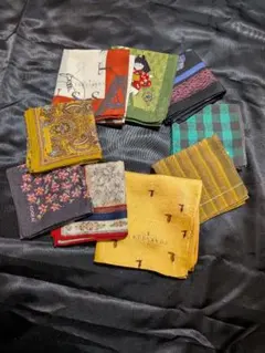 ハンカチセット 多様なデザイン９枚