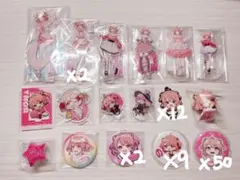 からぴち のあ まとめ売り 缶バッジ アクリルスタンド