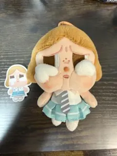 POPMART CRY BABY AGAIN BEIGE BLUE