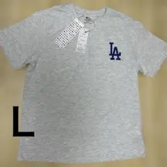 【新品タグ付】LA コットンTシャツ オートミール L MLBのサムネイル