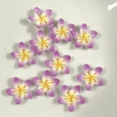 9mm 平成レトロ　プルメリア　桜　パーツ　パープル