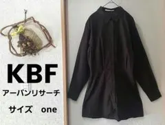 【KBF】アーバンリサーチウエストマークロングチェックシャツ
