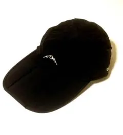 ブラックキャップ・つば付き帽子・黒・綺麗目・紫外線対策・熱中症対策