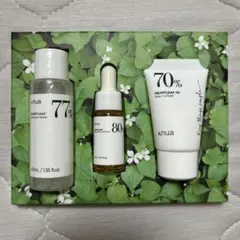 【新品未使用】anuaアヌア ドクダミトナークリーム トライアルキット