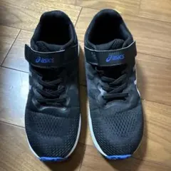 asics22.5㎝ ブラック スニーカー ベルクロ付き