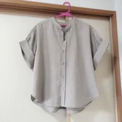★Ur’sユアーズ★Mリネンライクスキッパーブラウスのサムネイル