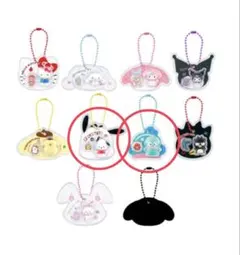 サンリオキャラクターズパッケージチャーム&チョコボーロ ポチャッコとハンギョドン