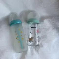 【美品あり】哺乳瓶 240ml 2本セット ピジョン