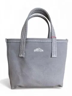 DANTONミニキャンバストートバッグ グレー