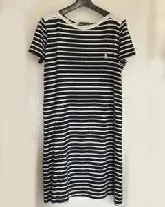 RALPHLAUREN ルームウェア　Tシャツワンピース　ネイビー×白ボーダーのサムネイル