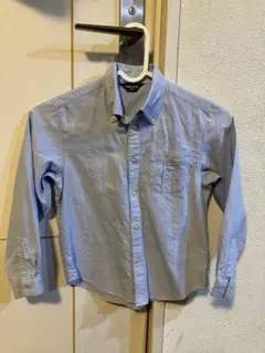 COMME CA ISM 水色 長袖シャツ