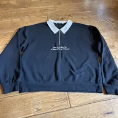 160cm 黒ボア トレーナー