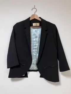 ROYAL PARTY ブラック テーラードジャケット　タキシード風　フォーマル