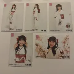 AKB48 2025年福袋 パーカーサイズL 佐藤綺星 3セット 予約商品】AKB48 2025年5月度 net shop限定個別生写真5枚セット