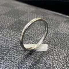 シンプル 甲丸リング 2mm幅 サージカルステンレス シルバー