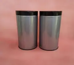 シルバー　金属製小物入れ　2個セット