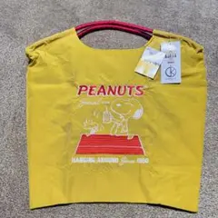【新品 タグ付き】D.KELLY 刺繍 エコバッグ PEANUTS スヌーピーのサムネイル