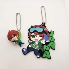 じゃぱぱ2点セット カラフルピーチ キーホルダー