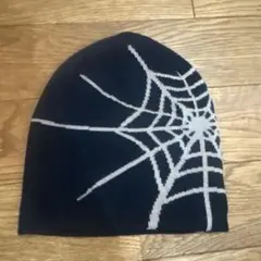 New Era ニット帽 ビーニー クモの巣柄のサムネイル
