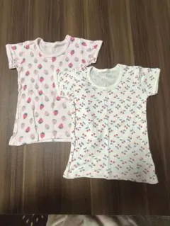 肌着　半袖　2枚　90cm