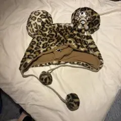 ディズニー ミニー ファンキャップ ヒョウ柄