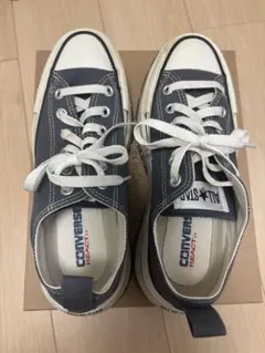 CONVERSE ALL STAR REACT ネイビー厚底スニーカー