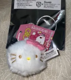 サンリオ　しろふわマスコット　ノベルティ　ハローキティ　キティ