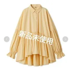 完売】Mila Owen シャツ衿ギャザーチュニック イエロー - メルカリ