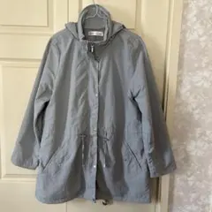 knox village ナイロンコート　LL ブルーグレー
