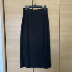 【UNIQLO】 デニムジャージーナローロングスカート