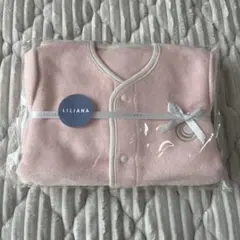 【新品未使用品】リリアナ　綿もうふスリーパー　Lサイズ　袖有りスリーパー　ピンク