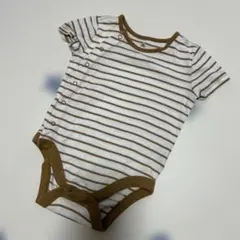 baby gap ストライプロンパース 6-12ヶ月