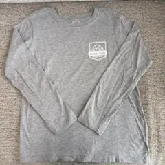 mont-bell 長袖カットソー グレー　オーガニックコットン　140cm