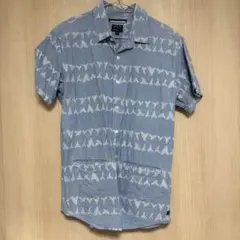 RVCA 半袖シャツ ライトブルー Sサイズのサムネイル