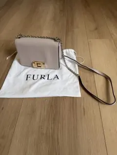 FURLA ベージュ ショルダーバッグ 保存袋付き