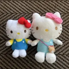 ハローキティ ぬいぐるみ キーホルダー2点セット