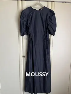 MOUSSY GATHER HALF SLEEVE ドレス